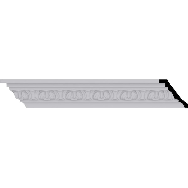 Ekena Millwork 2 3/8"H x 2 3/8"P x 3 1/4"F x 94 1/2"L Tirana Crown Moulding MLD02X02X03TI - main